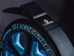 Fitnessgeräte|Six Degrees Aluminium Scooter mit Klappmechanismus & Ständer 205 mm Höhenverstellbar GS-Geprüft Testsieger