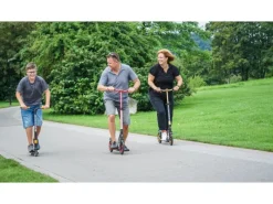 Six Degrees Aluminium Scooter mit Klappmechanismus und Ständer 230/215 mm ABEC 7 Höhenverstellbar GS-Geprüft* Clearance