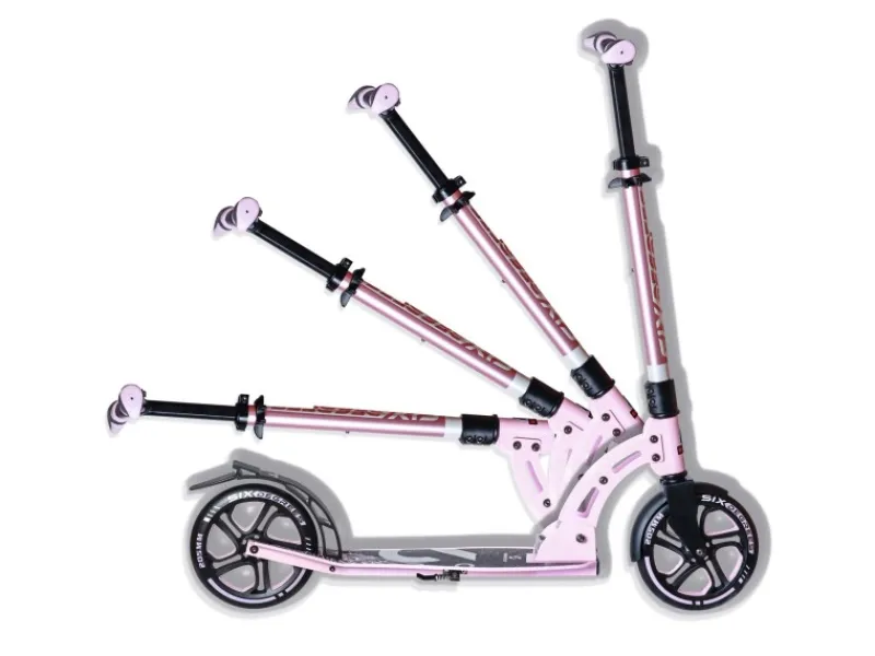 Six Degrees Aluminium Scooter mit Klappmechanismus & Ständer 205 mm Höhenverstellbar GS-Geprüft Testsieger* Outlet