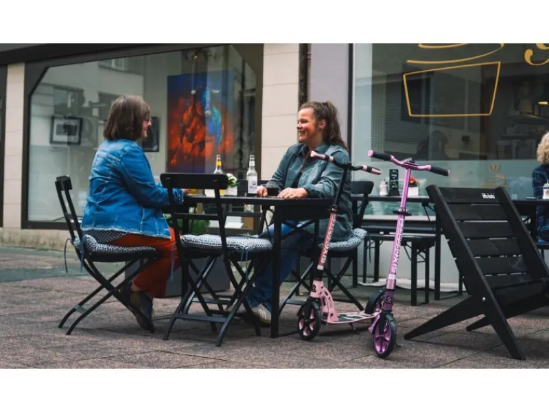 Six Degrees Aluminium Scooter mit Klappmechanismus & Ständer 205 mm Höhenverstellbar GS-Geprüft Testsieger* Outlet