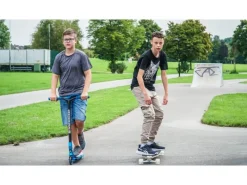 Fitnessgeräte|Six Degrees Stuntscooter mit Verstärktem Wing-Lenker HIC Compression-System 100 mm ABEC 9 360-Grad-Lenkung