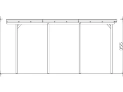 Skan Holz Quads|Carport Emsland Caravan 404 cm x 846 cm