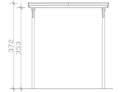 Skan Holz Quads|Carport Emsland Caravan 404 cm x 846 cm
