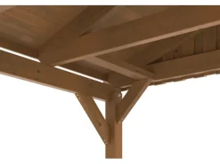 Carport Fichtelberg 618 cm x 566 cm Rote Schindeln*Skan Holz Clearance