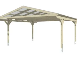 Carport Westerwald  570 x 648 cm*Skan Holz Clearance