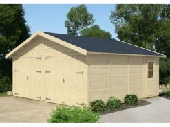 Holzgarage Varberg 3 570 cm x 525 cm*Skan Holz New
