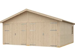 Holzgarage Varberg 3 570 cm x 525 cm*Skan Holz New