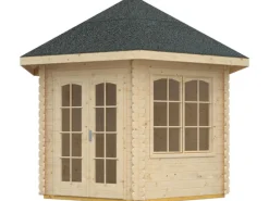 Holz-Gartenhaus BBH Madeira 2 Natur 350 cm x 303 cm*Skan Holz Clearance