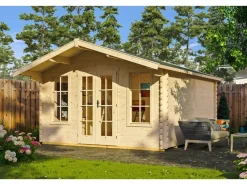 Holz-Gartenhaus Trondheim 1 Natur 380 cm x 300 cm*Skan Holz Discount