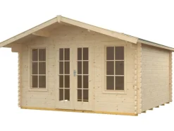 Holz-Gartenhaus Trondheim 1 Natur 380 cm x 300 cm*Skan Holz Discount