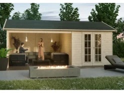 Holz-Gartenhaus Tilburg 23,3 m²*Skan Holz Outlet