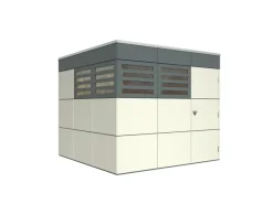 Kinder Skan Holz Kinder-Gartengeräte|Holz-Gartenhaus Sydney 3 Telegrau 253 cm x 253 cm