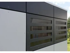 Kinder Skan Holz Kinder-Gartengeräte|Holz-Gartenhaus Sydney 3 Telegrau 253 cm x 253 cm