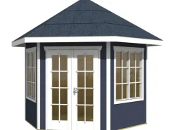 Skan Holz Pavillons|Holz-Pavillon Almelo farbbehandelt 350 cm x 303 cm