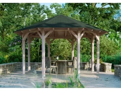 Skan Holz Gartenlauben|Pavillon Lyon Größe 2