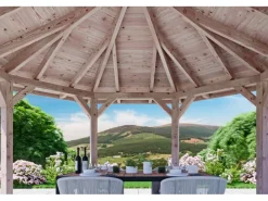 Skan Holz Gartenlauben|Pavillon Lyon Größe 2