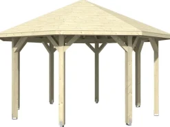Skan Holz Gartenlauben|Pavillon Nice 2 Leimholz 484 cm x 484 cm