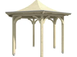 Skan Holz Gartenlauben|Pavillon Versailles Leimholz 418 cm x 360 cm