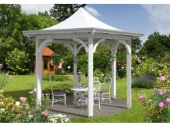 Skan Holz Gartenlauben|Pavillon Versailles Leimholz 418 cm x 360 cm