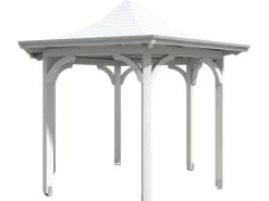 Skan Holz Gartenlauben|Pavillon Versailles Leimholz 418 cm x 360 cm