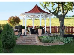 Skan Holz Gartenlauben|Pavillon Versailles Leimholz 418 cm x 360 cm