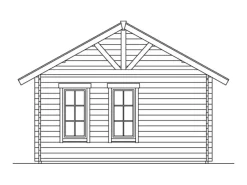 -Gartenhaus Bern 1 Basishaus B x T 420 cm x 420 cm*Skan Holz Discount