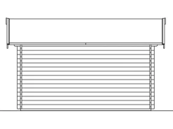 Kinder Skan Holz Kinder-Gartengeräte|-Gartenhaus Lugano 1 mit Dachlattung B x T 420 cm x 300 cm