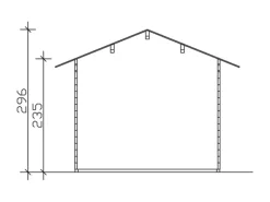 Kinder Skan Holz Kinder-Gartengeräte|-Gartenhaus Lugano 1 mit Dachlattung B x T 420 cm x 300 cm