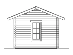 Kinder Skan Holz Kinder-Gartengeräte|-Gartenhaus Lugano 1 mit Dachlattung B x T 420 cm x 300 cm