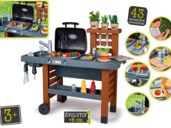 Wasserpumpe|Gartenspielgeräte|Smoby Gartenspielküche 79 cm x 85 cm x 40 cm Mehrfarbig