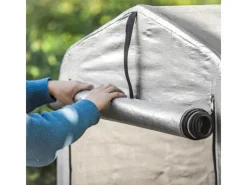 SoBuy Pavillons|Fahrradgarage Foliengerätehaus Gartenschuppen Pavillon Foliengarage KLS11