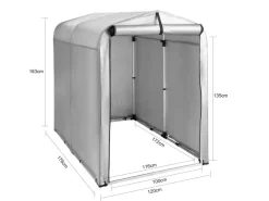 SoBuy Pavillons|Fahrradgarage Foliengerätehaus Gartenschuppen Pavillon Foliengarage KLS11