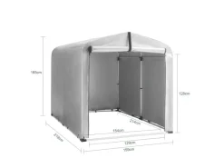SoBuy Pavillons|Fahrradgarage Foliengerätehaus Gartenschuppen Pavillon KLS11-L