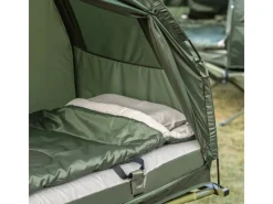 SoBuy Campingzubehör|Feldbett 4in1-Zelt mit Campingliege Grün OGS32-GR