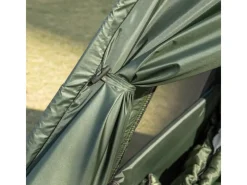 SoBuy Campingzubehör|Feldbett 4in1-Zelt mit Campingliege Grün OGS32-GR