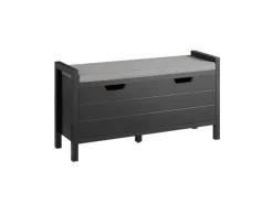 Schuhbank mit Sitzfläche Garderobenbank mit Stauraum Sitzbank FSR63-II-SCH*SoBuy Hot