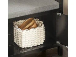 Schuhbank mit Sitzfläche Garderobenbank mit Stauraum Sitzbank FSR63-II-SCH*SoBuy Hot