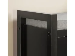 Schuhbank mit Sitzfläche Garderobenbank mit Stauraum Sitzbank FSR63-II-SCH*SoBuy Hot