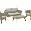Sofa-Lounge-Set Borup 4-teilig Wicker Beige* Sale