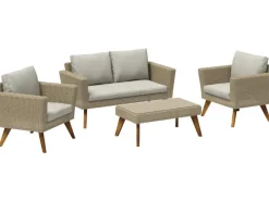 Sofa-Lounge-Set Borup 4-teilig Wicker Beige* Sale
