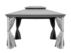 Aluminium Pavillon Messina 10 x 12 Champagner 298 x 363 x 292 cm*Sojag Best