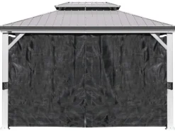 Aluminium Pavillon Messina 10 x 12 Champagner 298 x 363 x 292 cm*Sojag Best