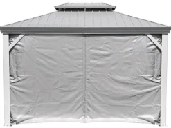 Aluminium Pavillon Messina 10 x 12 Champagner 298 x 363 x 292 cm*Sojag Best