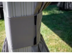 Aluminium Pavillon Messina 10 x 12 Champagner 298 x 363 x 292 cm*Sojag Best