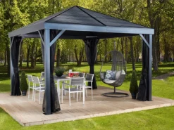 Sojag Pavillons|Aluminium Pavillon South Beach 12 x 12 Anthrazit 363 cm x 363 cm x 310 cm