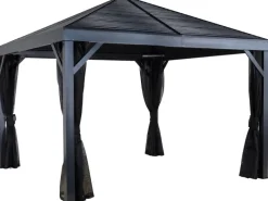 Sojag Pavillons|Aluminium Pavillon South Beach 12 x 12 Anthrazit 363 cm x 363 cm x 310 cm