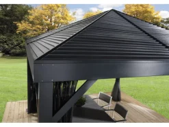 Sojag Pavillons|Aluminium Pavillon South Beach 12 x 12 Anthrazit 363 cm x 363 cm x 310 cm