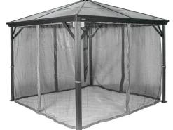 Aluminium-Pavillon Verona 10 x 10 Anthrazit 298 cm x 298 cm x 261 cm*Sojag Discount