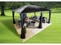 Pavillon Meridien 12 x 16 Anthrazit 365 cm x 485 cm x 270 cm*Sojag Hot