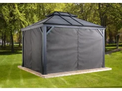 Sojag Pavillons|Pavillon Mykonos/Moreno 299 cm x 425 cm Vorhänge